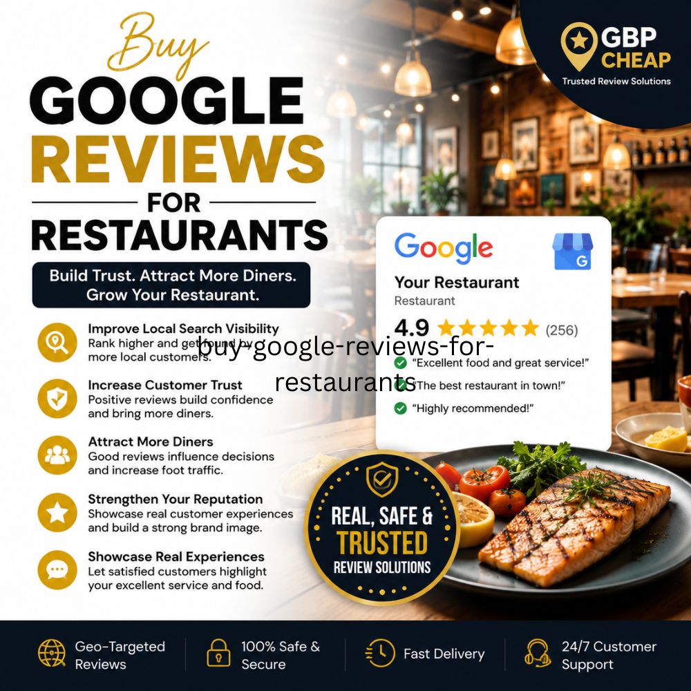 Buy Google Reviews for Restaurants 1 Buy Google Reviews for Restaurants – Professional Restaurant Reputation Marketing Banner by GbpCheap