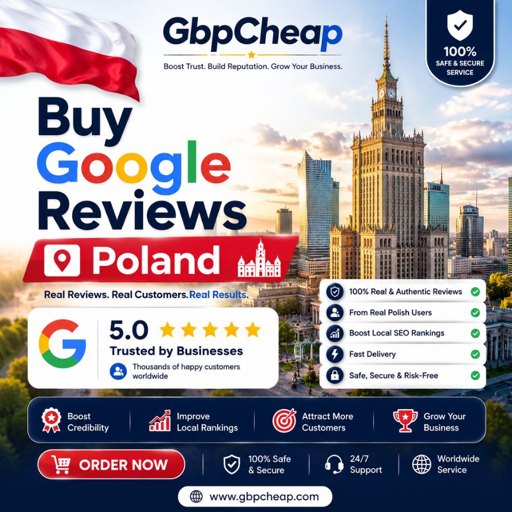 Buy Google Reviews Poland 1 Buy Google Reviews Poland by GbpCheap – 100% Real, Safe & Authentic Google Business Reviews for Polish Businesses