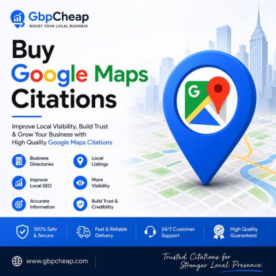 Buy Google Maps Citations service to improve local SEO, increase business visibility, build trust, and strengthen your Google Business Profile presence.
