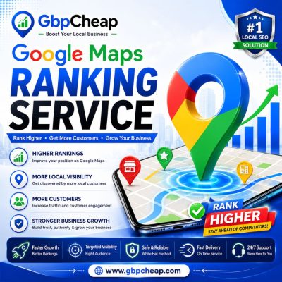 Google Maps Ranking Service to improve local search visibility, increase Google Maps rankings, and attract more customers to your business.