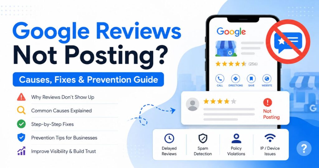Google Reviews Not Posting: The Ultimate Troubleshooting & Ranking Guide (2026 Edition) 2 Google Reviews Not Posting