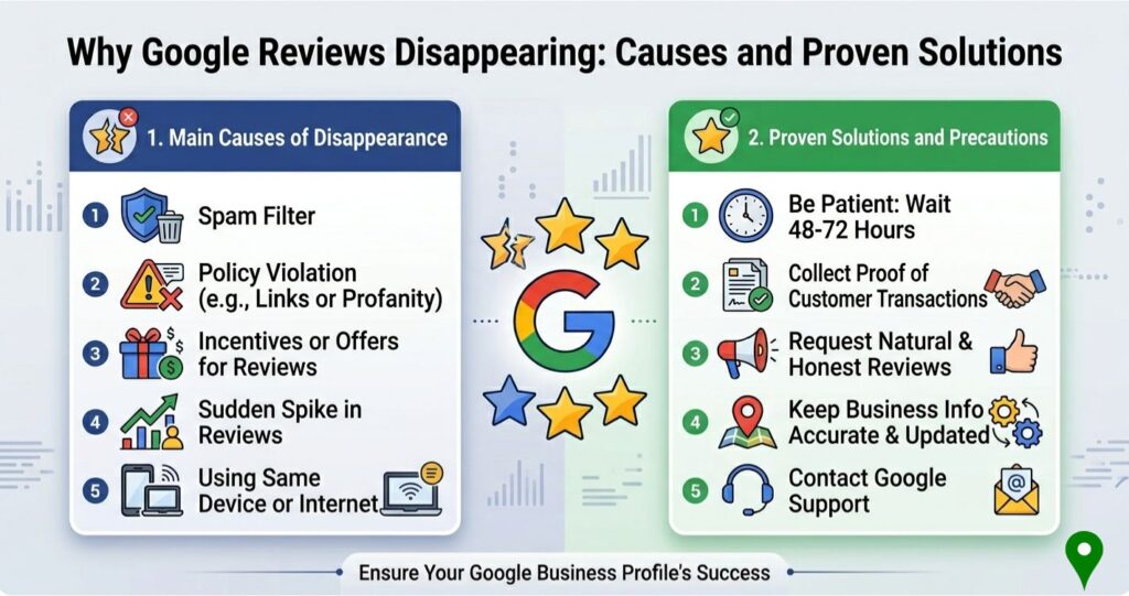 Why Google Reviews Disappearing: Causes and Proven Solutions