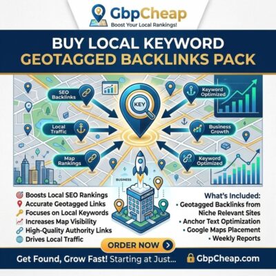 Buy Local Keyword Geotagged Backlinks Pack
