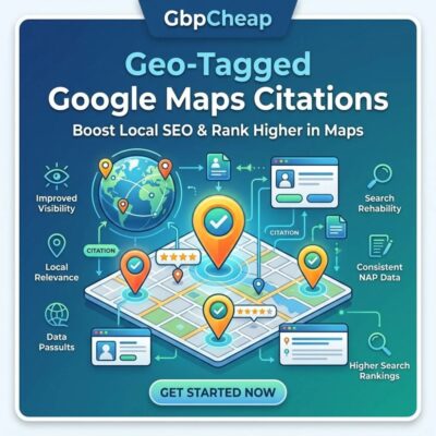 Geo-Tagged Google Maps Citations