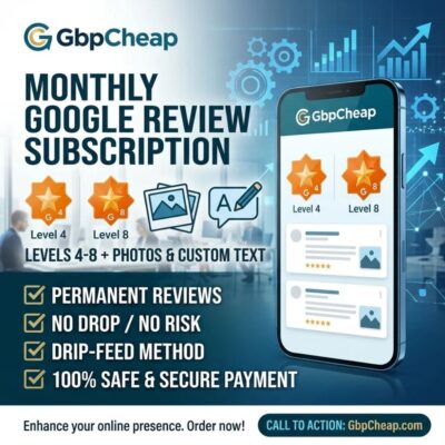 Monthly Google Review Subscription